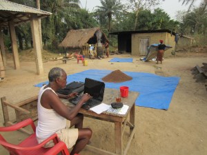 This 77 year old student is a fast learner.