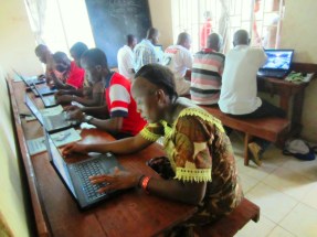 Computer class at CCET office