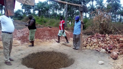 Mar 22 Mike's Orchard water well project 2